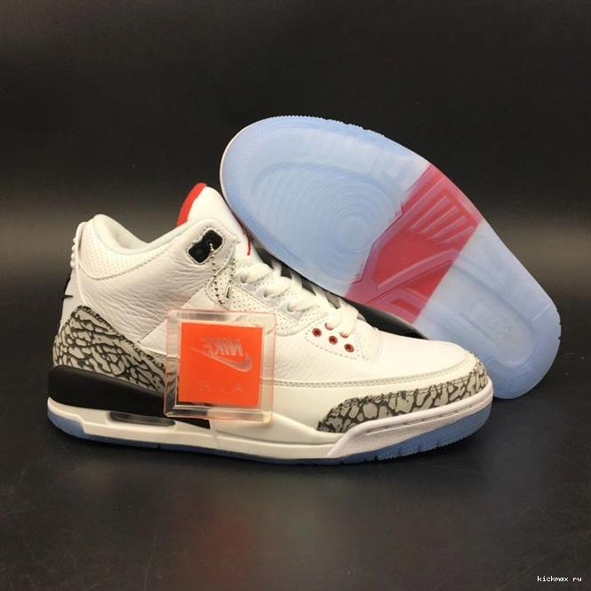 Rep White Tailored Jordan3 3851 923096- Throw Cement Line Free 1026